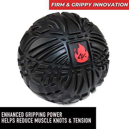 4KOR Massage Balls for Trigger Point Therapy - Myofascial Release Ball - Muscle Relief for Back, Neck, Shoulder, Foot Pain - Fitness Massage Balls for Mobility - Deep Tissue Release Ball