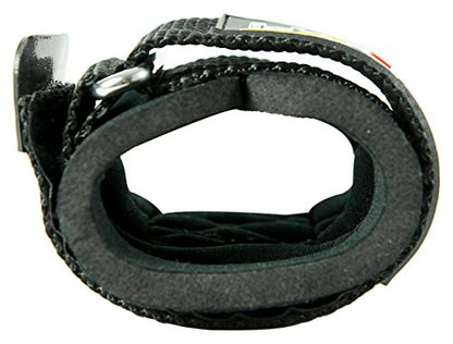 Weight Lifting Rod Hooks Heavy Duty Wrist Wraps Power Weight Lifting Training Gym Grips Straps Set of 2 - color: Flat Black 2 Hooks, size: MEN-Wrist Size Large