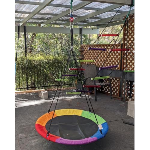 Swing Swivel 30kN Micro Rotator Safety Rotational Device Hanging Accessory for Children's Swing Spinner Hanger, Rock Climbing, Hanging Hammock, Web Tree Swing, Aerial Dance