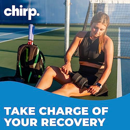 Chirp 3-in-1 Muscle Roller - Customizable Recovery Massager for Targeted Deep Tissue Massage, Pressure Point Relief for Back and Legs, Durable Foam Roller Supports up to 500 lbs, 4 x 4 x 24 inches - style: 3-in-1 Muscle Roller