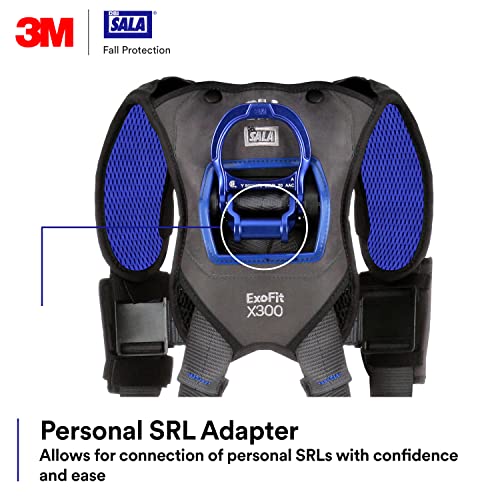 3M unisex 3m Dbi-sala Exofit X300 Comfort Vest Safety Harness Fall Protection - size: Medium