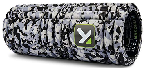 TRIGGERPOINT Performance Therapy Grid Foam Roller for Exercise, Deep Tissue Massage and Muscle Recovery, Original (13-Inch), Grey Camo - color: Grey Camo, size: 13 Inch