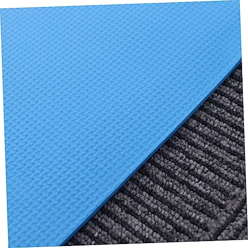 BESPORTBLE Portable Anti-slip Eva Yoga Mat Lightweight Exercise Mat for Hot Yoga Aerobics Non-skid Thick Design for Comfort Support Blue