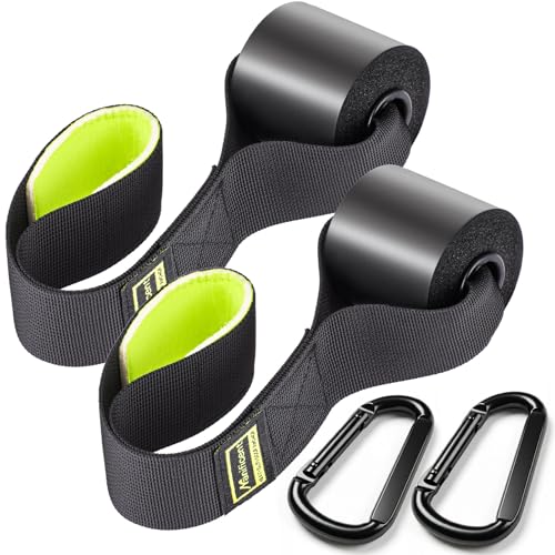 Manificent Door Anchor for Resistance Bands, Heavy Duty Padded Door Anchor System Door Hook, Must-Have Workout Exercise Bands Attachment Compatible for Loop Bands, Resistance Tube
