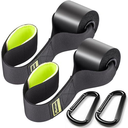 Manificent Door Anchor for Resistance Bands, Heavy Duty Padded Door Anchor System Door Hook, Must-Have Workout Exercise Bands Attachment Compatible for Loop Bands, Resistance Tube