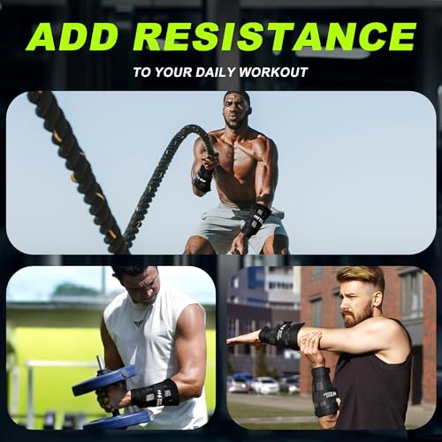 Ankle Wrist Weights 5lb/10lb/15lb/20lb/25lb/30lb Adjustable Leg Arm Weights with Steel Plates Weight for Running Workout