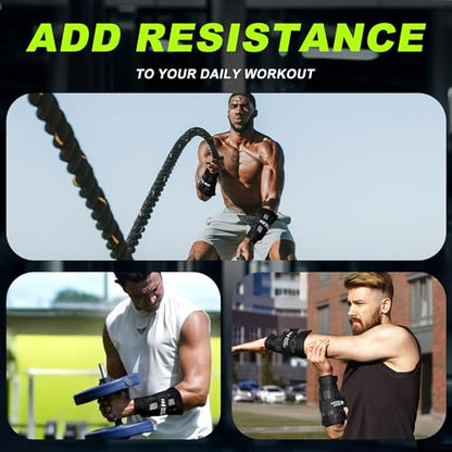 Ankle Wrist Weights 5lb/10lb/15lb/20lb/25lb/30lb Adjustable Leg Arm Weights with Steel Plates Weight for Running Workout