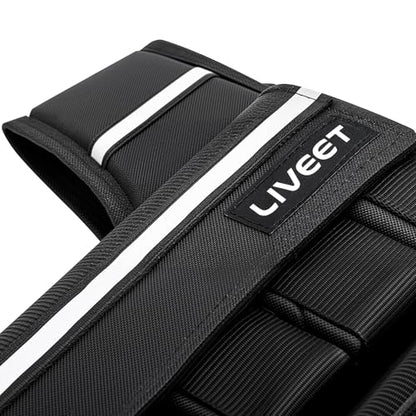 Adjustable Weighted Vest for Men Women, 20lb Weight Vest with 20 Removable Weights