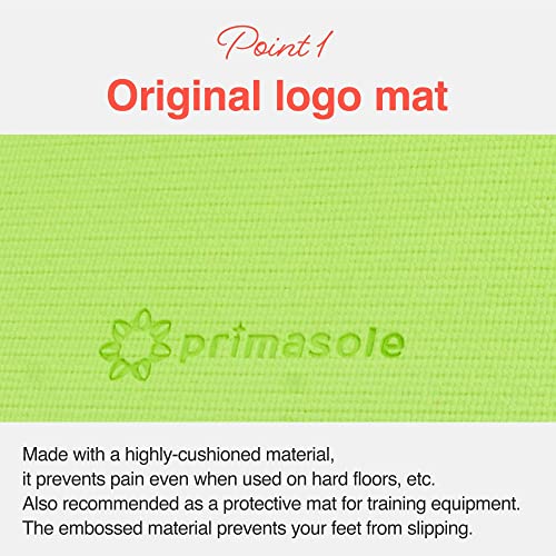 Primasole Yoga Mat with Carry Strap for Yoga Pilates Fitness and Floor Workout at Home and Gym Non-slip 9 colors