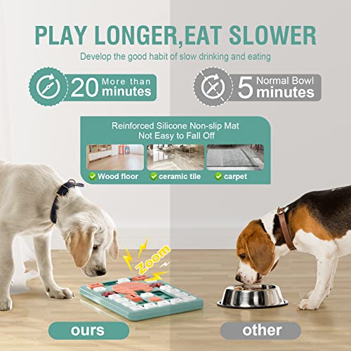 FOXMM Dog Puzzle Toys,Interactive Treat Puzzle Dog Toy for IQ Training - style: L-Level 4