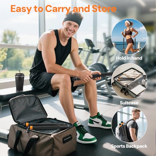 KETIEE Weighted Ropeless Battle Ropes: Cordless Battle Ropes with Adjustable Resistance Springs for Home Gym, Portable Workout Equipment for Strength Building, HIIT and Low-Impact Aerobic Training