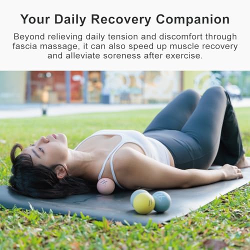 Therapy Massage Balls (2-Pack), High-Density Fascia Balls for Targeted Muscle Relaxation & Daily Recovery - Dawn Yellow + Dawn Yellow (50D+50D) - color: Dawn Yellow + Dawn Yellow (50d+50d)