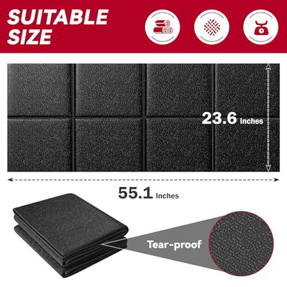 Walking Pad Mat for Carpet, Treadmill Mat for Hardwood Floors, High Density, 0.2" Thickness, Folable, Floor Protection Mats for Bike, Elliptical, Treadmill - size: 55.1"L x 23.6"W x 0.2"Th