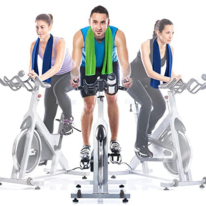 Hosuly 30 Pack Cooling Towels 40"x12" - color: Bright Green, Dark Blue