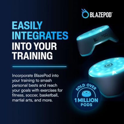 BlazePod Reaction Training Kit Smart Pods for Speed, Agility & Cognitive Drills - Pro-Level Training for Athletes, Trainers, Therapists & Coaches - App Access Included (4 Pods) - color: 6 Pods | Trainer Bundle