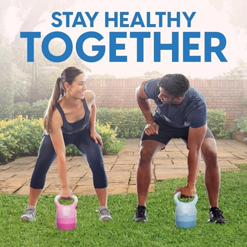 Yes4All Kettlebell Sets - Adjustable Kettlebell Set for Strength Training - Kettlebells Adjustable Weight for Versatile Workouts - color: D. Teal, style: A. Single