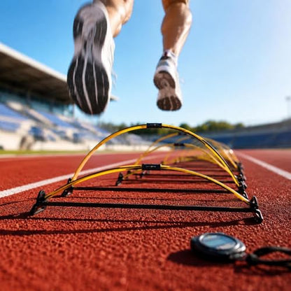 -Back Hurdle Simple-Arch to Set up Adjustable Agility Hurdle for Athletes, Speed Training - style: Advanced Model Hurdle Set A 3 Sections/3 Pieces