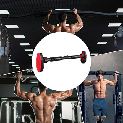 Pull Up Bar For Doorway, No Drilling Or Tools Required, 60-100cm Adjustable Size, Exercise Door Frame Bar, Home Fitness Pull Up Equipment, Heavy-Duty Construction, For Maximum Strength And Stability