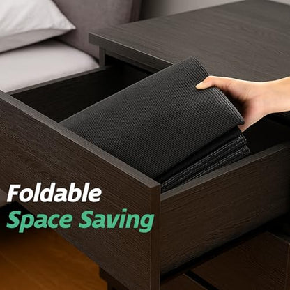 Molain Walking Pad Mat,Foldable Treadmill Mat for Hardwood Floor,68x24 Inch - size: 0.4CM