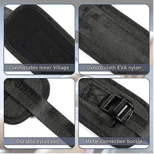 Hip Thrust Belt for Glute Training, Adjustable, Fits Dumbbells & Kettlebells