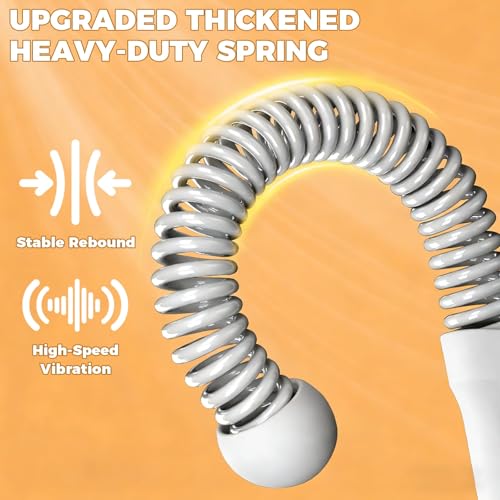 Ropeless Battle Ropes Weighted, 2 Pack Portable Cordless Battle Ropes for HIIT & Cardio Full-Body Workout Tool with Non-Slip Spiral Handles, Travel-Friendly Home Gym Equipment for Women & Men