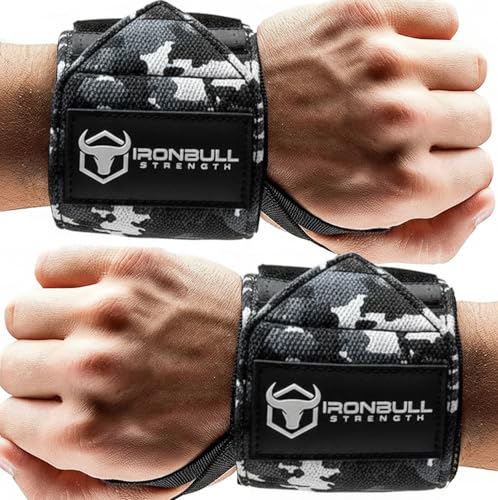 Wrist Wraps for Weightlifting (USPA & IPL Approved) - 18” Premium Quality Wrist Straps for Weightlifting - Weight Lifting Wrist Wraps with Thumb Loop - Best Gym Wrist Wraps for Lifting Weights, Curls & Dips - Lifting Wrist Wraps for Bench, Powerlifting &