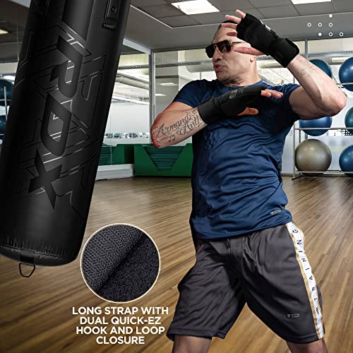 RDX Boxing Inner Gloves Hand Wraps Men Women, Hybrid Design Gym Weight Lifting Workout, 50Cm Long Wrist Support, Neoprene Under Mitts, MMA Muay Thai Martial Arts Training, Kickboxing Punching - size: Medium
