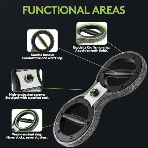 Burn Machine Arm Workout, Adjustable 360° Spinning Arm Exercise Equipment for Upper Body Training, Grip Strength Trainer, Forearm Strengthener, Home Gym Equipment for Boxing, Rehab & Workout
