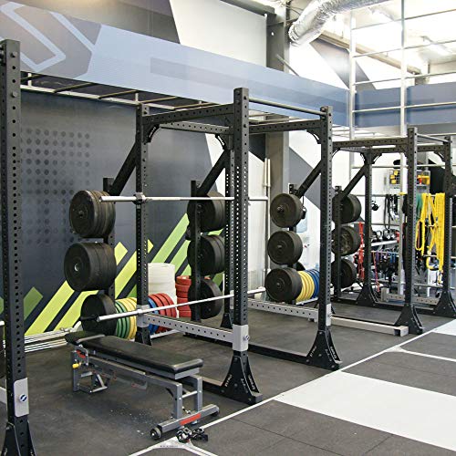 Rubber-Cal Elephant Bark Rubber Flooring - 3/16" Thick - color: Blue Dot, size: 48"L x 48"W x 0.2"Th