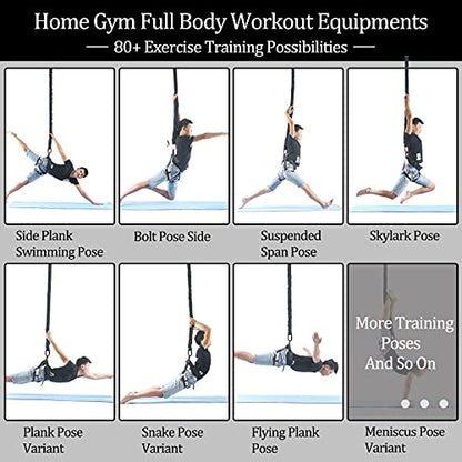 Heavy Bungee Resistance Band Set Gravity Yoga Bungee Cord Resistance Belt Set 4D Bungee Dance Rope Workout Fitness Home Gym Professional Training Equipment - size: WEIGHT CLASS-2: 60KG