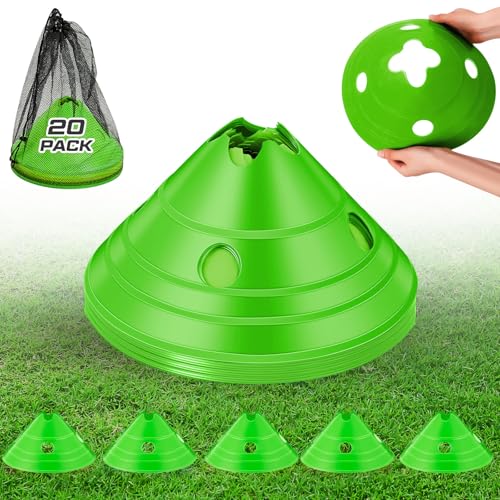 Jumbo Soccer Cones Big Training Disc Cone - color: Green