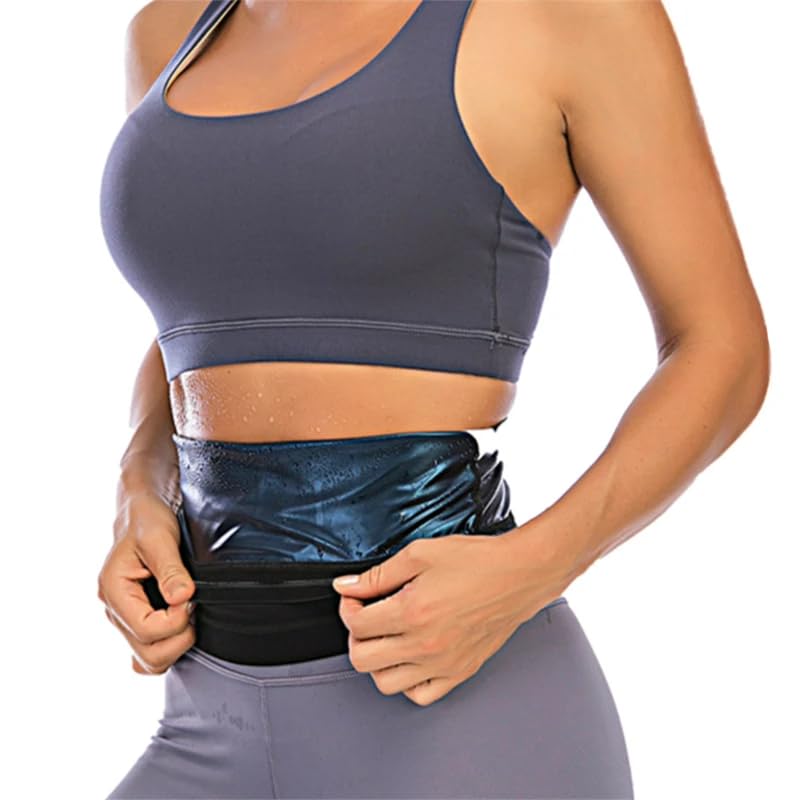Women's sauna waist trainer shapewear, fitness, tummy control, buttock lifting, sweating, fat burning, and weight loss.