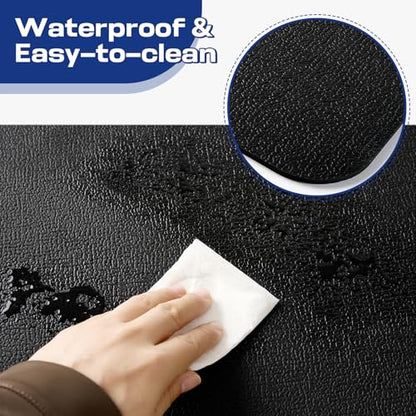 MoyRetty Non-Slip Workout Mat for Under Desk Elliptical(23.6x15.7 inches), Ellipse Leg Exerciser Machine Mat, Suitable for Electric Seated Foot Pedal Exerciser, Stability and Floor Protection