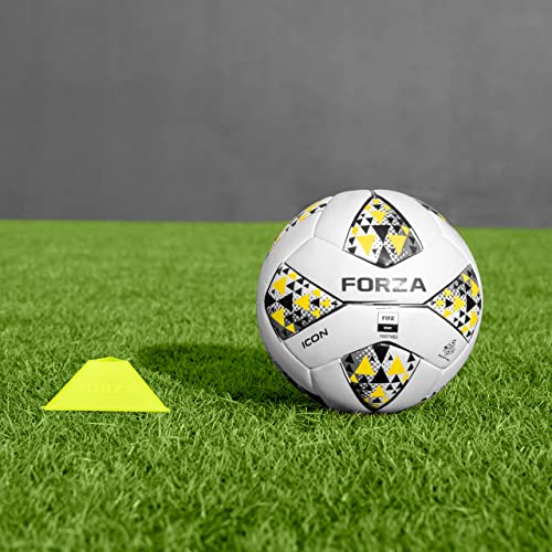 FORZA 2-Inch Mini Tri Training Cones | 40 Pack | Drills & Training | Multi Sport Use - Soccer, Hockey, Football Training | with Carry Strap