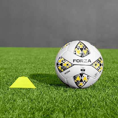 FORZA 2-Inch Mini Tri Training Cones | 40 Pack | Drills & Training | Multi Sport Use - Soccer, Hockey, Football Training | with Carry Strap