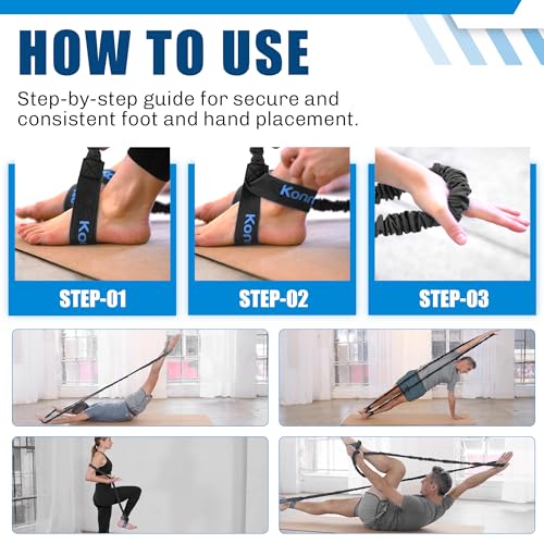 Konnections Fabric Covered Resistance Band Revolutionary Pilates Enhancement Tool for Strength, Flexibility and Precision