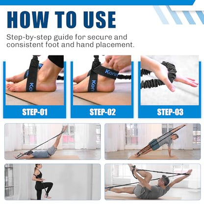 Konnections Fabric Covered Resistance Band Revolutionary Pilates Enhancement Tool for Strength, Flexibility and Precision