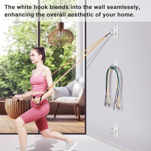 Resistance Band Wall Anchor, Wall Mount Workout Anchors for Home Gym Workouts，Body Weight Straps, Suspension Training, Exercise,Stretching,Yoga