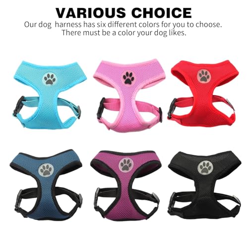 BINGPET Small Dog Harness, No Pull Step-in Puppy Pet Vest, Blue - color: Navy Blue, size: S (NECK: 12", CHEST: 14"-18")