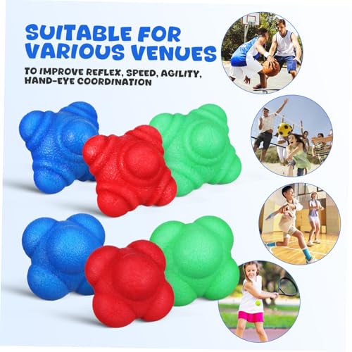 6pcs Reaction for Hand-Eye Coordination Training Bouncing Fitness for Enhanced Agility and Skills