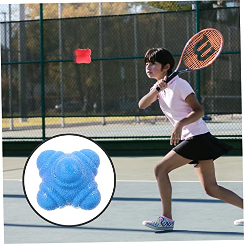 6pcs Hexagonal Reaction Balls for Agility and Speed Training Durable TPR Exercise Equipment for Hand-Eye Coordination and Reflex Development Sports