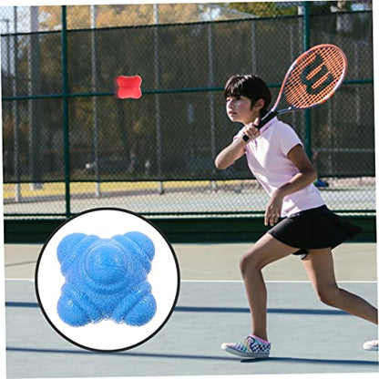 6pcs Hexagonal Reaction Balls for Agility and Speed Training Durable TPR Exercise Equipment for Hand-Eye Coordination and Reflex Development Sports