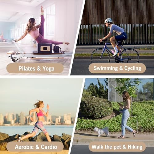 Wrist and Ankle Weights, Set of 2 (1lb Each) Adjustable Wrist and Pilates Weights Set for Women and Men, for Runs, Jogs, Walks, Yoga, Dance, Pilates, Cardio, Aerobics, Strength
