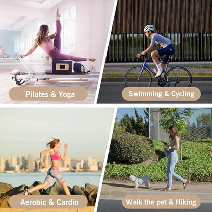 Wrist and Ankle Weights, Set of 2 (1lb Each) Adjustable Wrist and Pilates Weights Set for Women and Men, for Runs, Jogs, Walks, Yoga, Dance, Pilates, Cardio, Aerobics, Strength