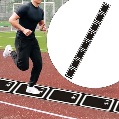 Agility Ladder Mat Speed Training Equipment Agility Training Ladder Mat Improve Speed Strength Coordination Power Skill Footwork Trainer Pad Wear - size: 350cmx34cm