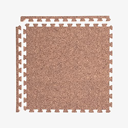IncStores Premium Soft Wood Print Foam Flooring Tiles | Interlocking Foam Tiles for Home, Gym, Training and Yoga | 3/8 and 5/8 Inch