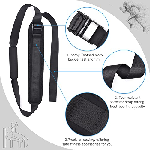 Nordic Strap for Bench – Nordic Curl Strap Hamstring for Strength Training, Leg Exercise | Hamstring Machine Alternative