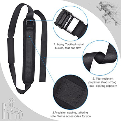 Nordic Strap for Bench – Nordic Curl Strap Hamstring for Strength Training, Leg Exercise | Hamstring Machine Alternative