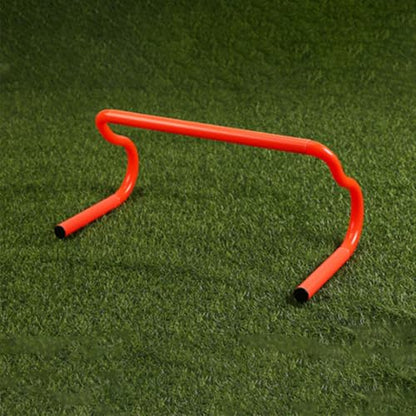 BESPORTBLE 3pcs Detachable Agility Speed Hurdles 19x9 Inch Orange Mini Sports Practice Equipment for Soccer Basketball Football Drills and Workout Training