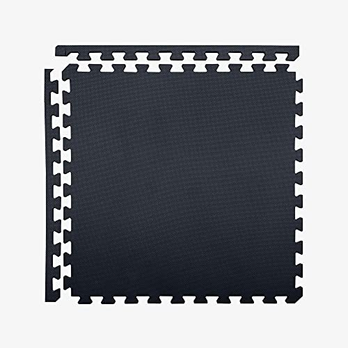 Flooring Inc's 5/8" Premium Soft Foam Gym Mat, High-Density Gym Flooring for Home Gym, Interlocking Foam Tiles for Home Gym, Playroom & More